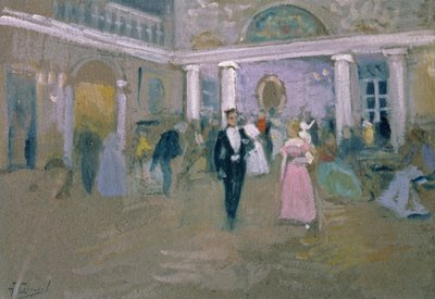 Bal chez Larins, une illustration pour 